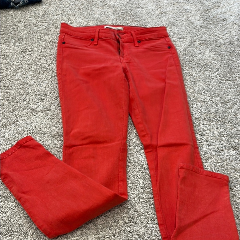 Rich & Skinny Red Women's Skinny Jeans